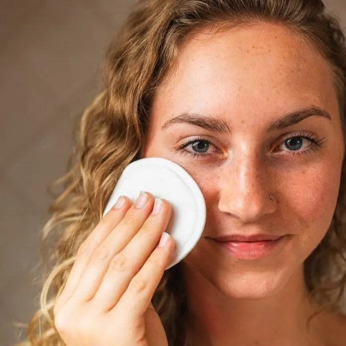 Reusable Bamboo Cotton Facial Rounds - Set of 20