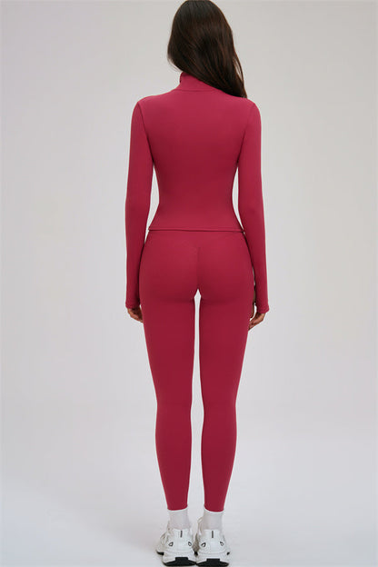 The Kinetic Zip Jacket Sports Bra Leggings 3-Piece Set
