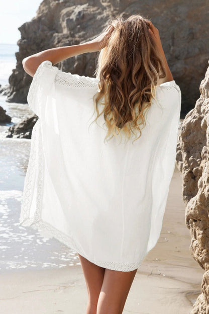 Women's Cotton Pareo Beach Dress – Lightweight Summer Cover-Up