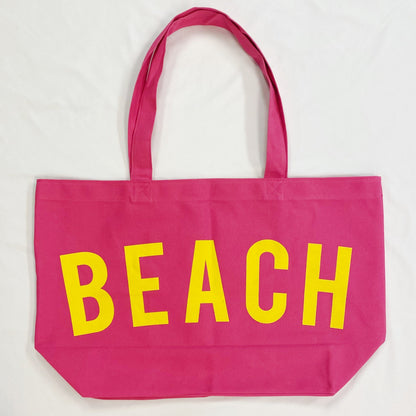 Super Fun and Well Made Beach Canvas Tote