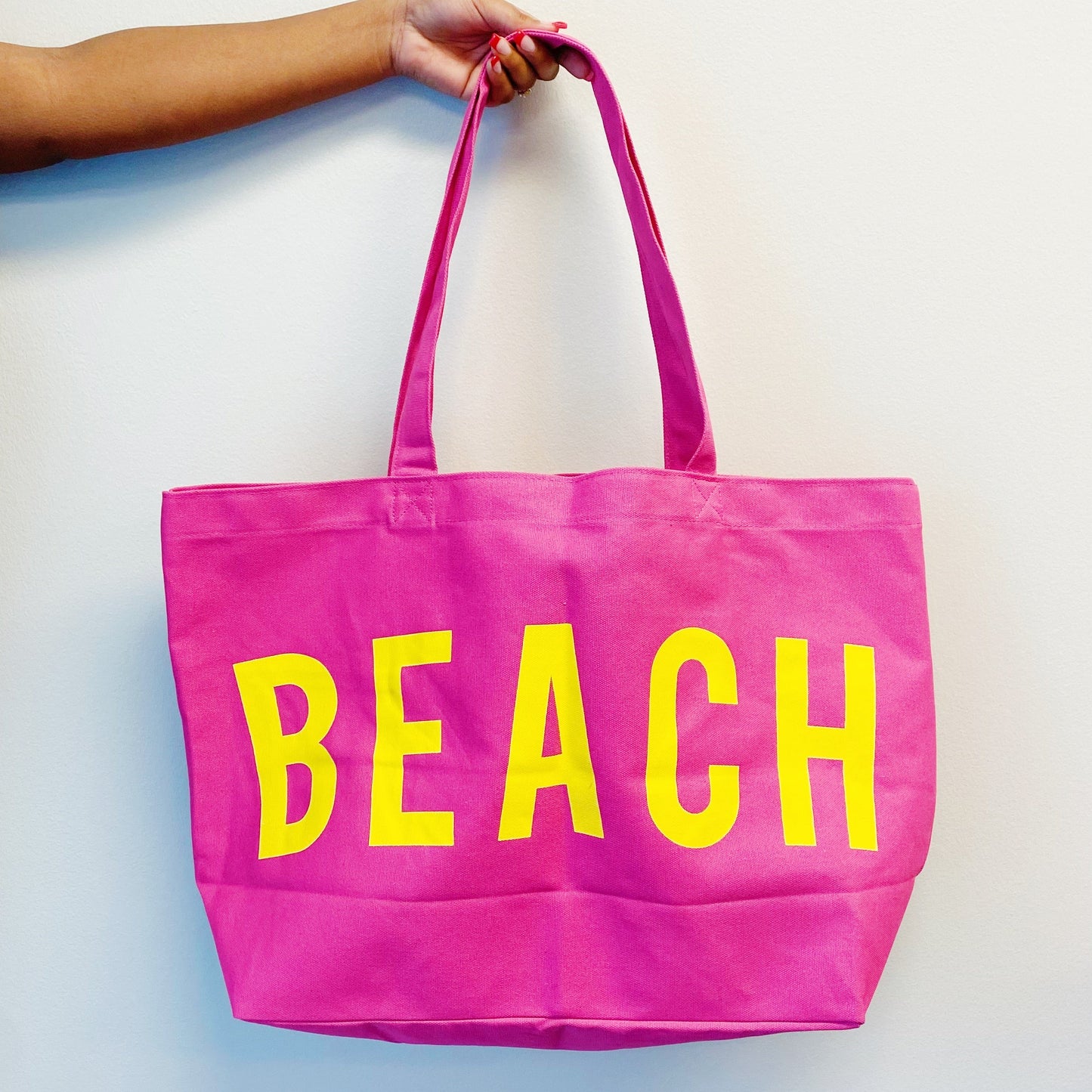 Super Fun and Well Made Beach Canvas Tote