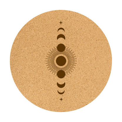 Cork & Natural Rubber Meditation Mat – Non-Slip Eco-Friendly Practice Surface