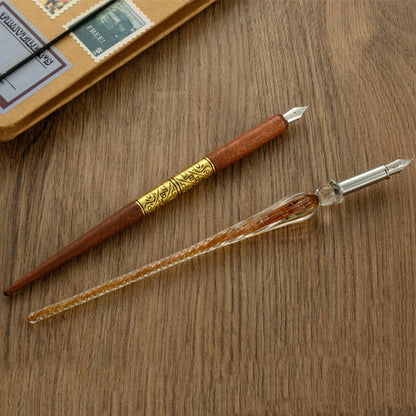 Calligraphy Practice Straight Stick Flat Tip Dip Pen Set - Your Mystical Journal Time
