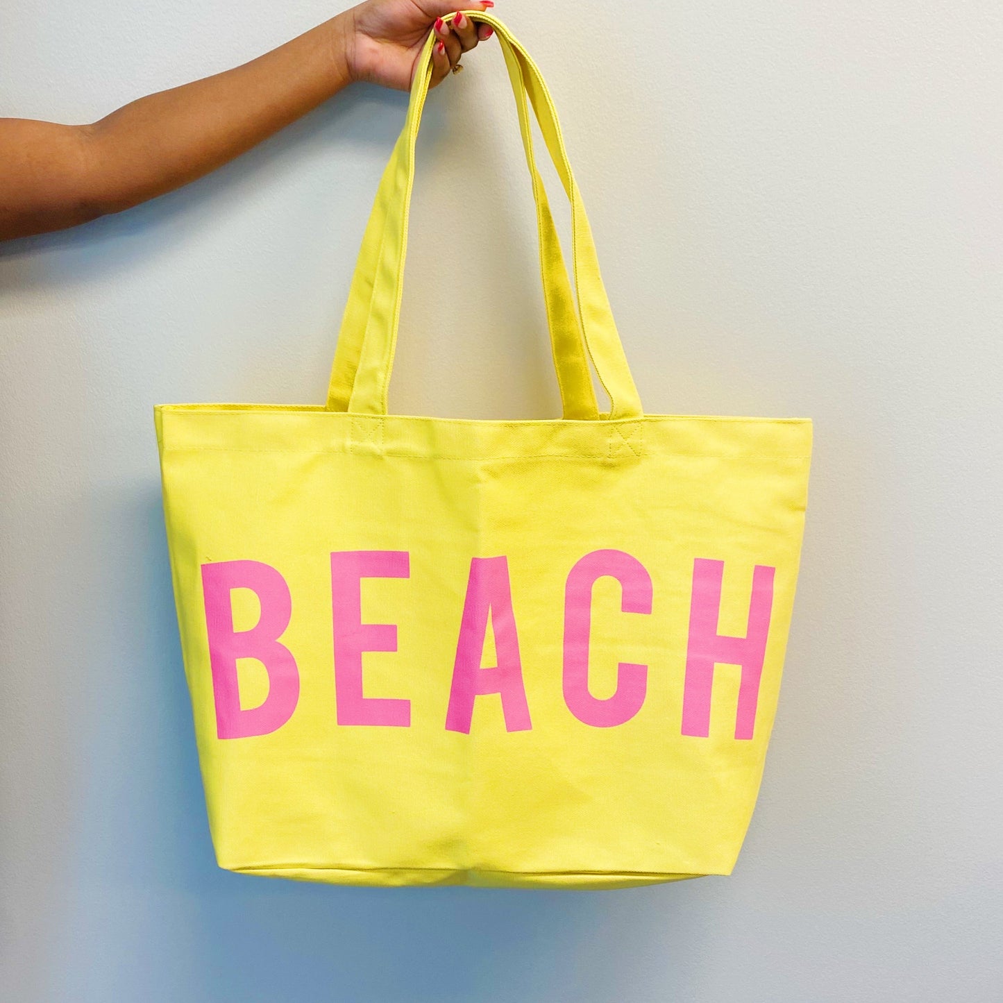 Super Fun and Well Made Beach Canvas Tote