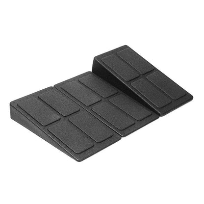 Tilt Pedal Stretching Board Yoga Fitness Squat Foot Mat Leg Stretching Tilt Board Adjustable 3-Piece Set