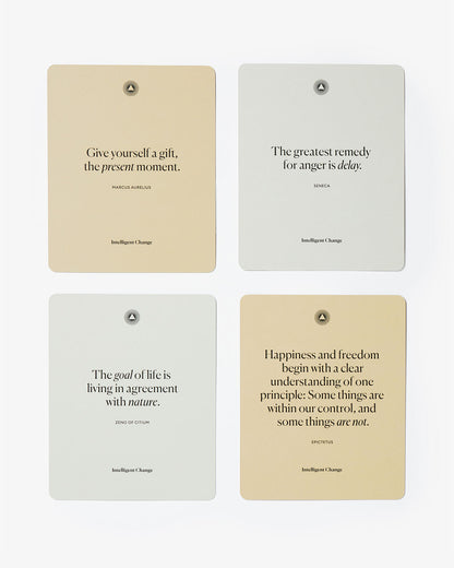 Stoic Reminders - Quote Cards - BluPort Foundations