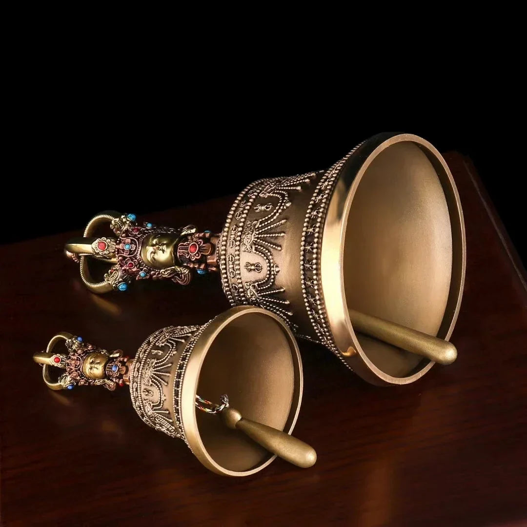 Five-Pronged Vajra Dorje – Tri-Tone Copper Ritual Pestle - A Mystic Absolute