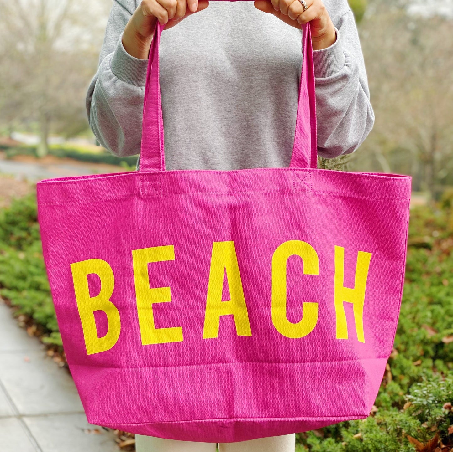 Super Fun and Well Made Beach Canvas Tote