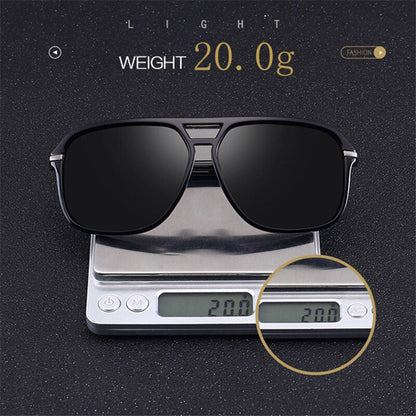 Oversized Sunglasses Men Polarized Mirror Goggles Driving Sun Glasses
