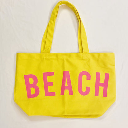 Super Fun and Well Made Beach Canvas Tote