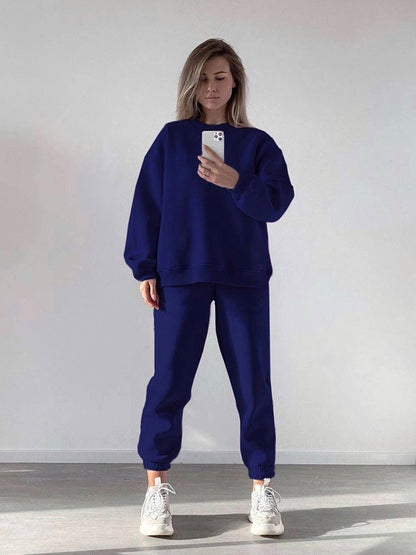 Women's Crewneck Sweatshirt & Jogger Pants Two-Piece Set – Loose Fit - Ready for Dance class!