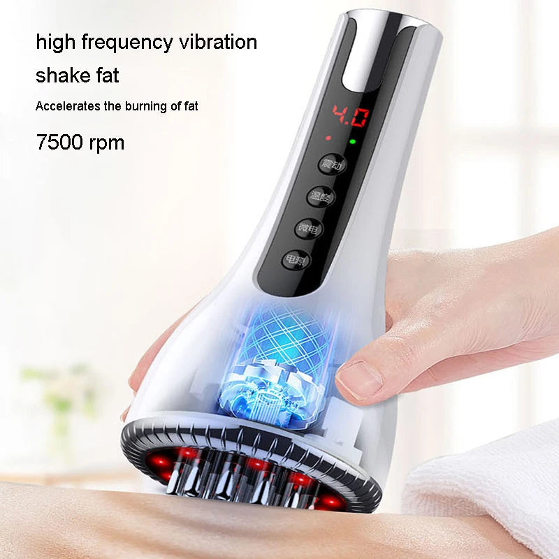 EMS Gua Sha Body Massager – Infrared, Vibration & Electro Stimulation