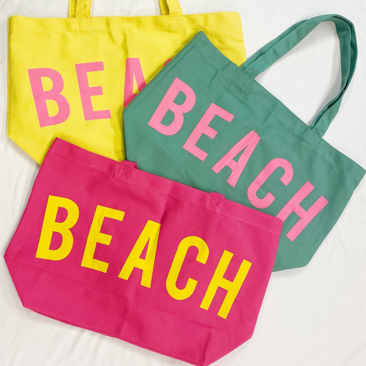 Super Fun and Well Made Beach Canvas Tote