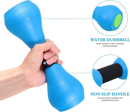 Foam Water Dumbbells – Aqua Aerobics & Pool Fitness Equipment