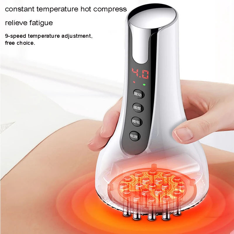 EMS Gua Sha Body Massager – Infrared, Vibration & Electro Stimulation