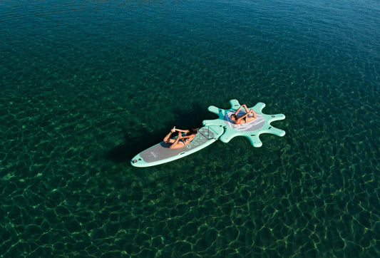 Aqua Marina Yoga Dock 9'6" – Inflatable Floating Yoga Platform