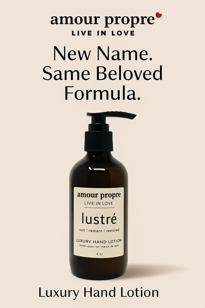 Amour Propre® LUX COLLECTION - Citrus and Rosemary Hand Soap, Hand Lotion, Soy Candle