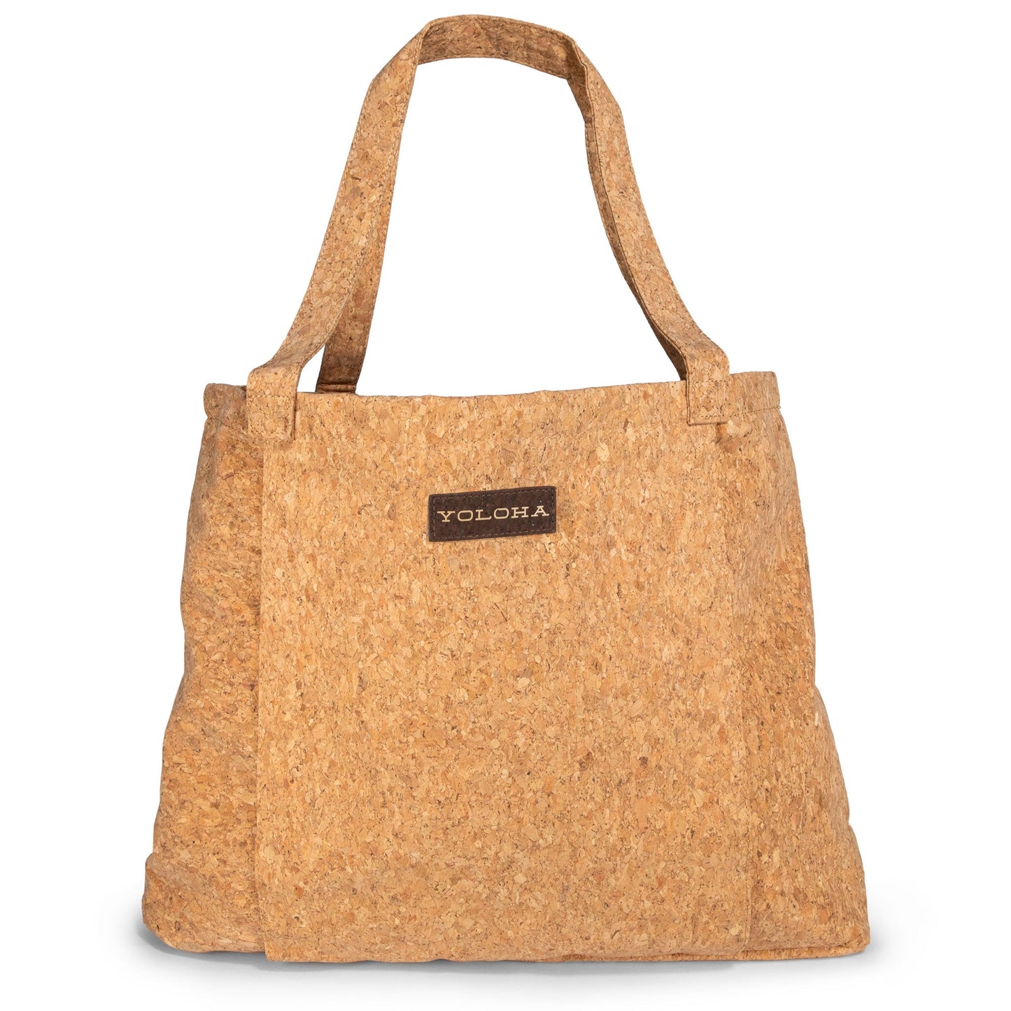Premium Cork Tote Bag with Yoga Mat Holder – Eco-Friendly Studio Bag