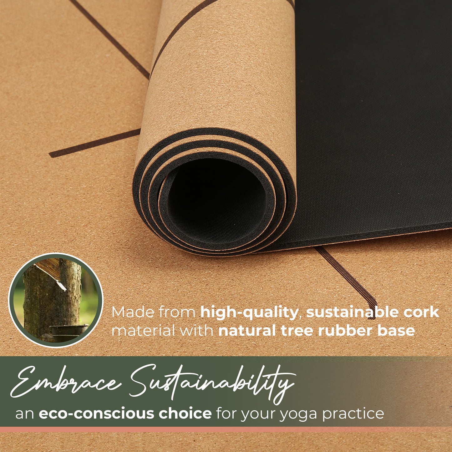 Premium Cork Yoga Mat