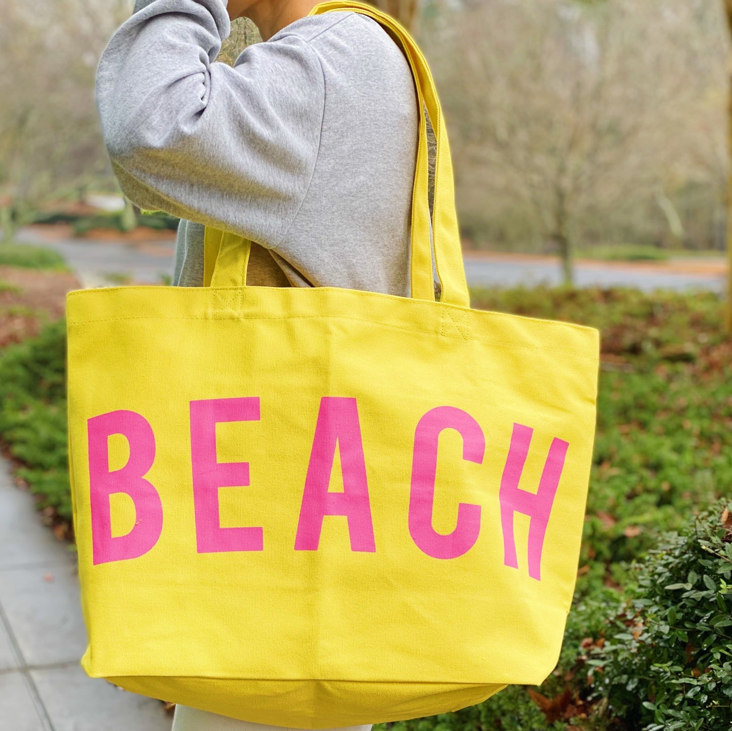 Super Fun and Well Made Beach Canvas Tote