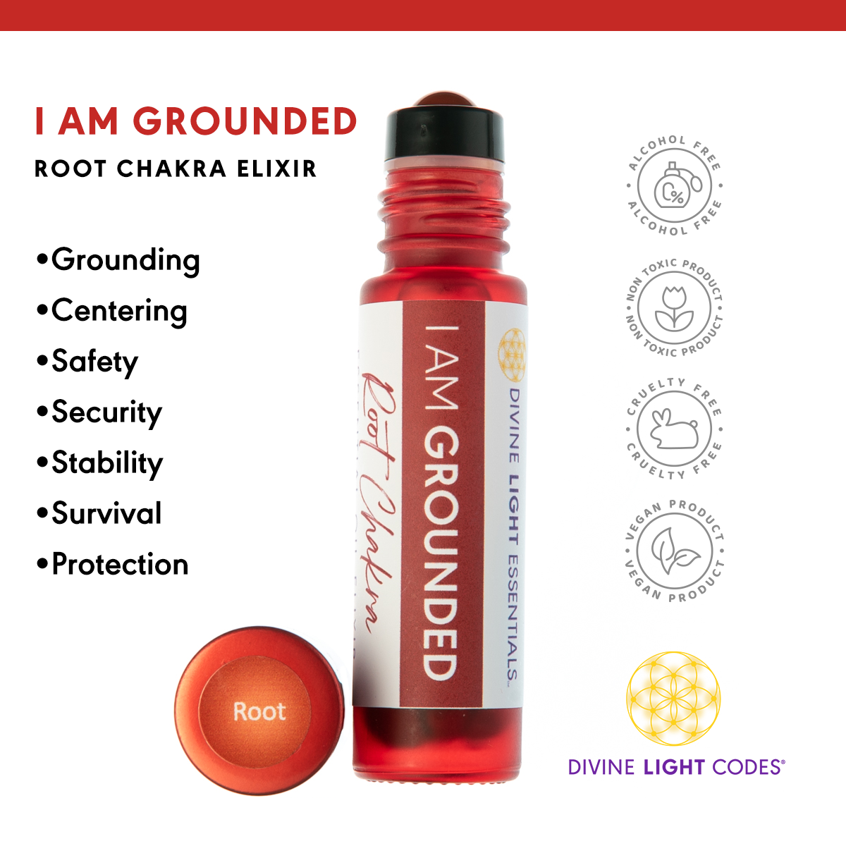 Chakra Balancing Elixirs - Essential Oils - 7 Roller Bottles Set