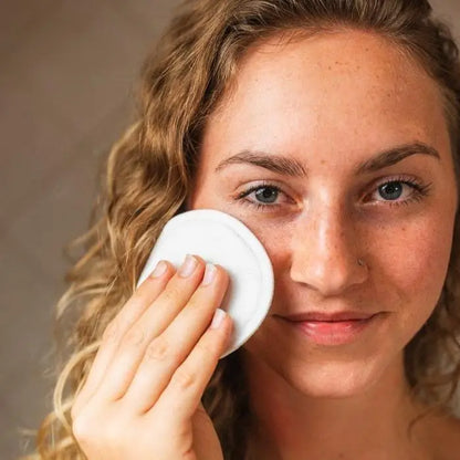 Reusable Bamboo Cotton Facial Rounds - Set of 20