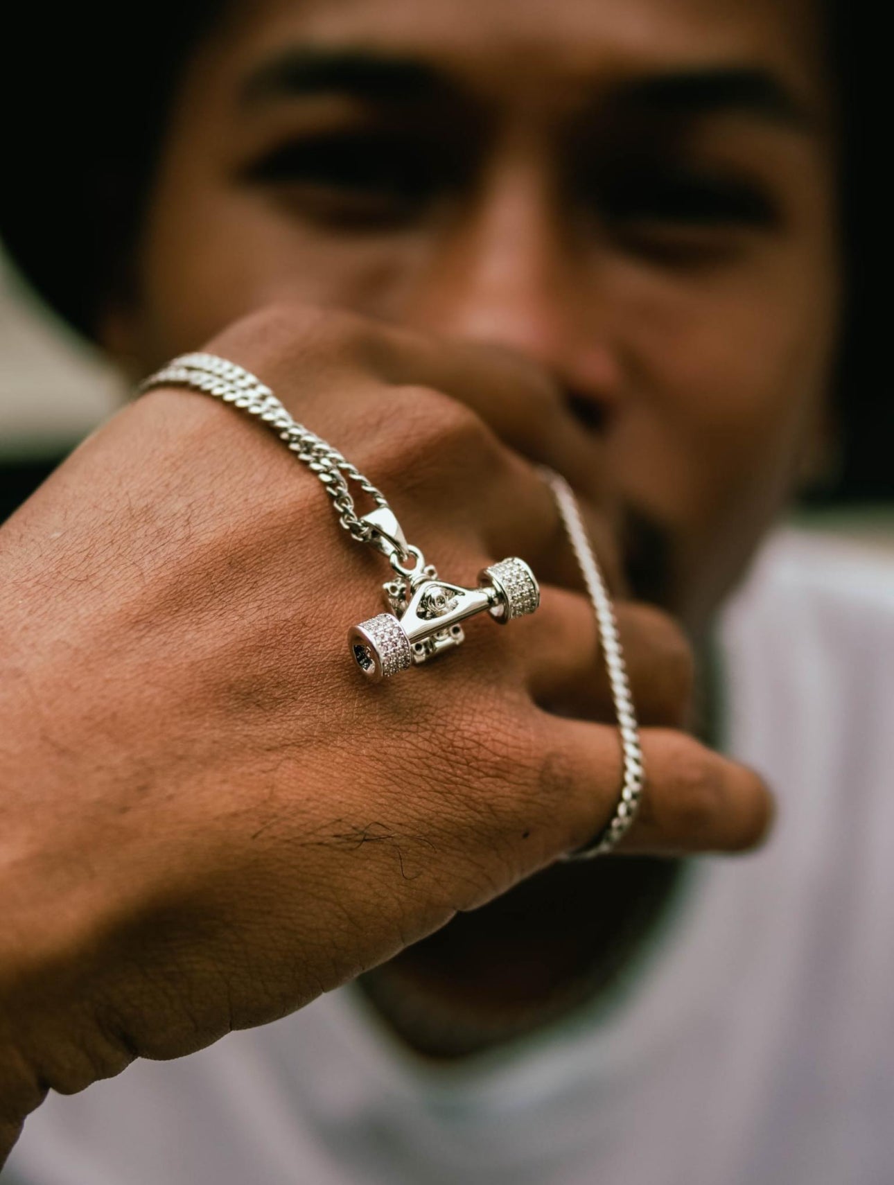 ICED OUT Truck Pendant (Silver)