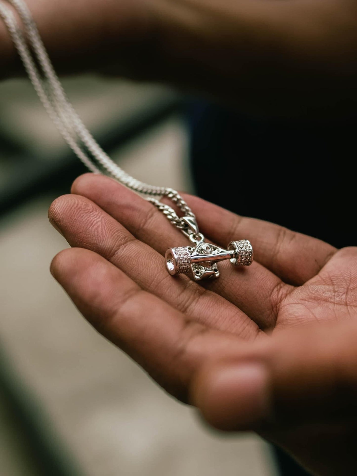 ICED OUT Truck Pendant (Silver)