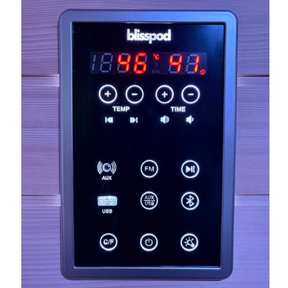 Blisspod Malmo All-In-One Infrared + Red Light Therapy Premium Sauna – 2-Person