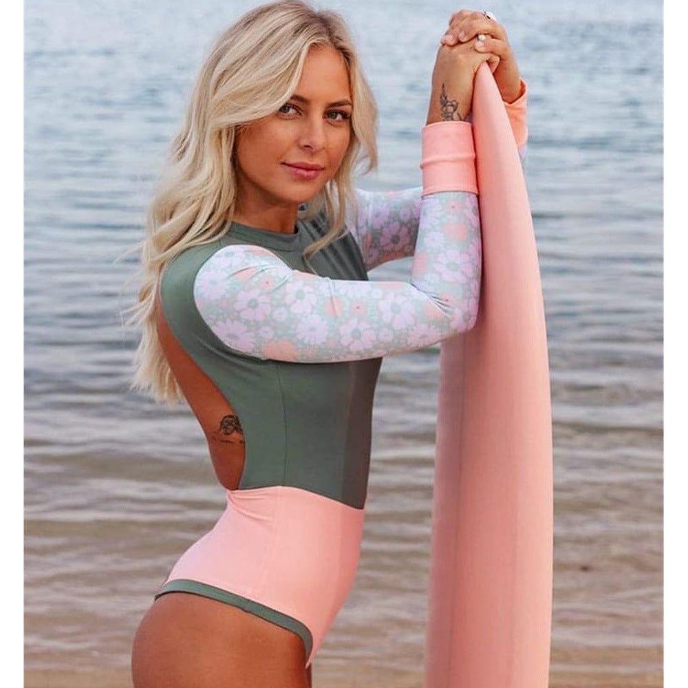 Swimwear Surfing Suit  - Sexy Open Back Swimsuit
