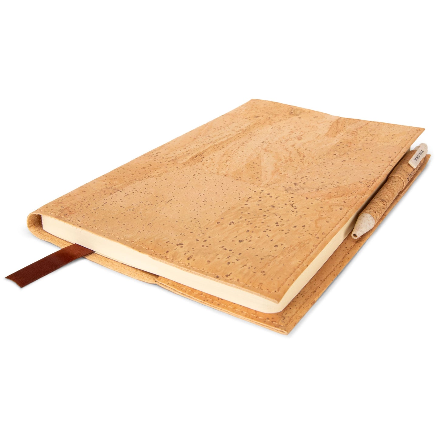 Refillable Cork Journal Book — Blank & Dot | Mystic