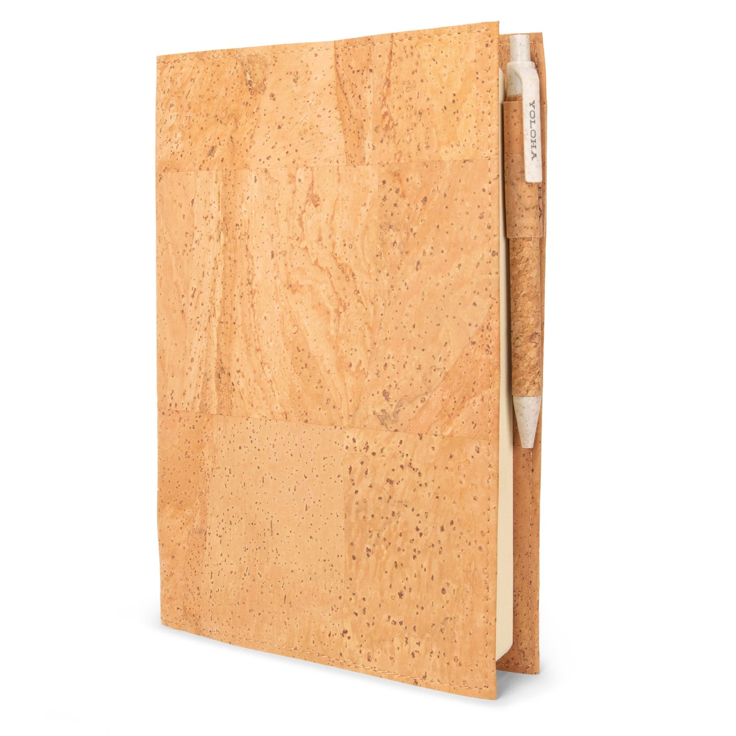 Refillable Cork Journal Book — Blank & Dot | Mystic