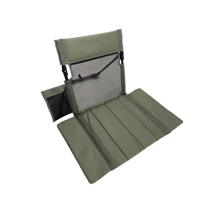 Foldable Oxford Cloth Camping Floor Chair – Portable Backrest for Beach, Picnic & Garden (Seat 15.9×16.1 in / 40.5×41 cm; Mat 31.1 in / 79 cm)