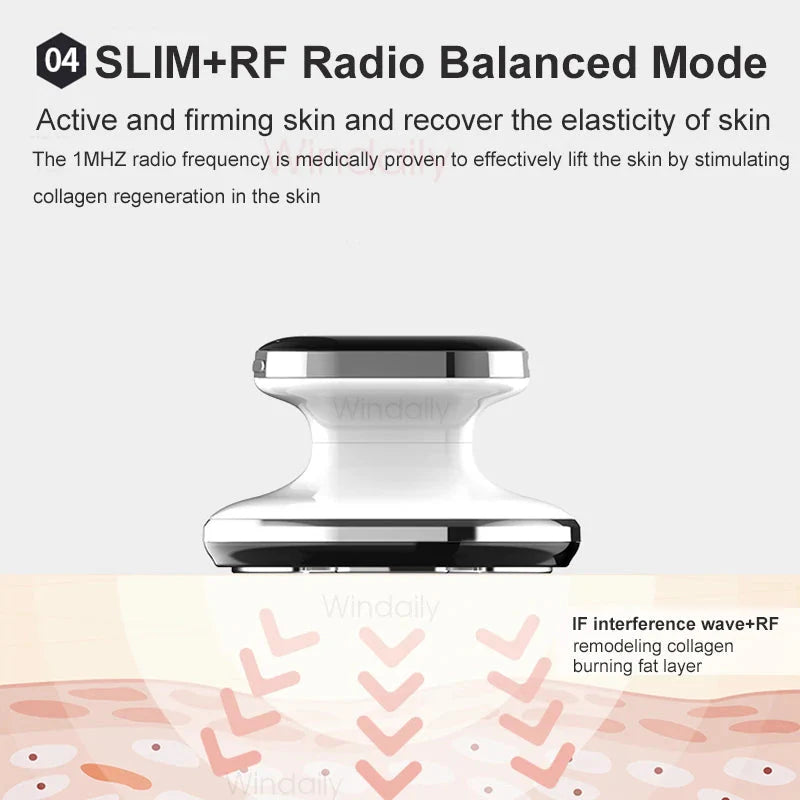 EMS & RF Body Slimming Machine Fat Burner LED Cellulite Massager