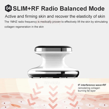 EMS & RF Body Slimming Machine Fat Burner LED Cellulite Massager