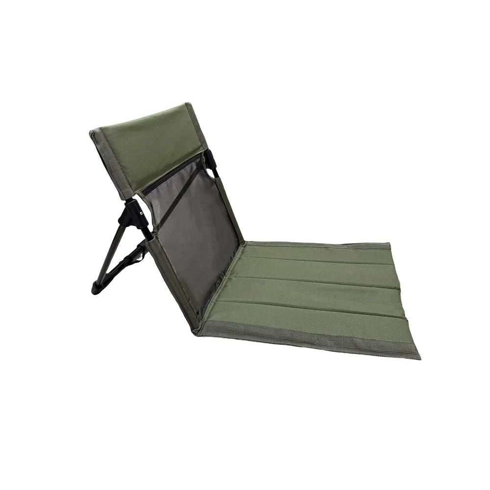 Foldable Oxford Cloth Camping Floor Chair – Portable Backrest for Beach, Picnic & Garden (Seat 15.9×16.1 in / 40.5×41 cm; Mat 31.1 in / 79 cm)