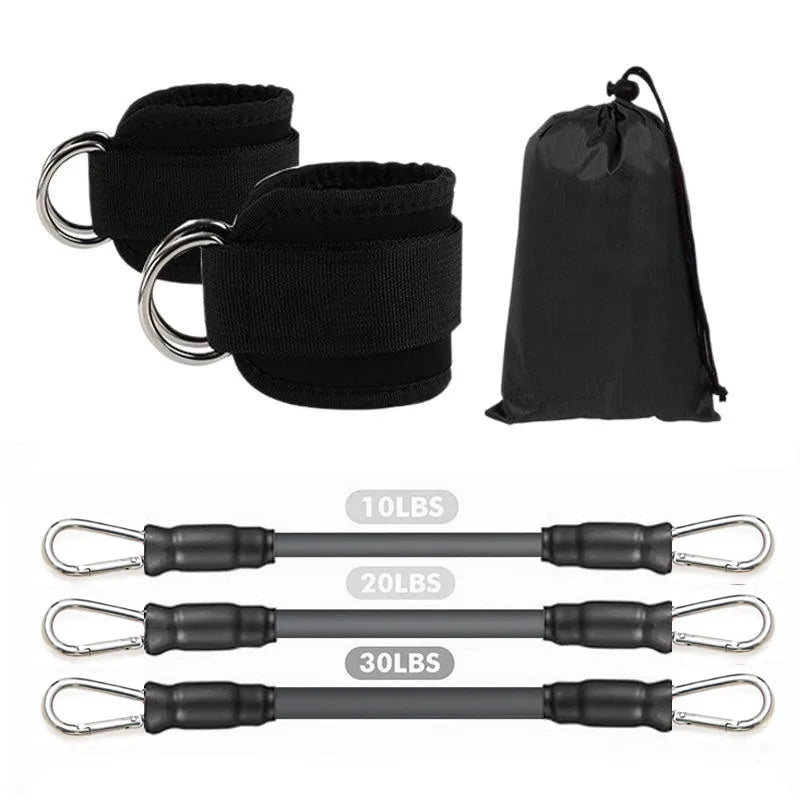 Ankle Straps Resistance Bands Set – Fitness Workout & Yoga