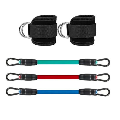 Ankle Straps Resistance Bands Set – Fitness Workout & Yoga