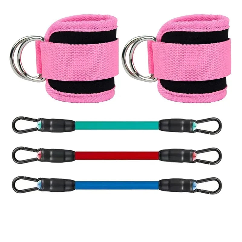 Ankle Straps Resistance Bands Set – Fitness Workout & Yoga