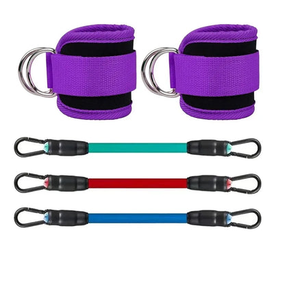 Ankle Straps Resistance Bands Set – Fitness Workout & Yoga