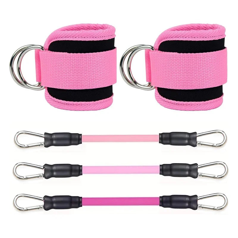 Ankle Straps Resistance Bands Set – Fitness Workout & Yoga