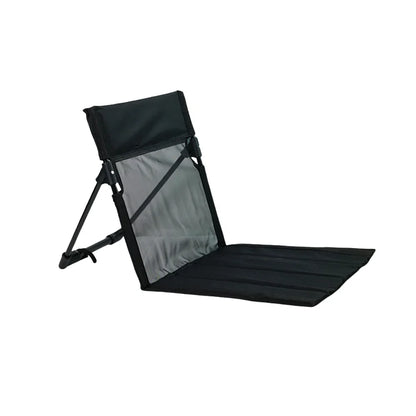Foldable Oxford Cloth Camping Floor Chair – Portable Backrest for Beach, Picnic & Garden (Seat 15.9×16.1 in / 40.5×41 cm; Mat 31.1 in / 79 cm)