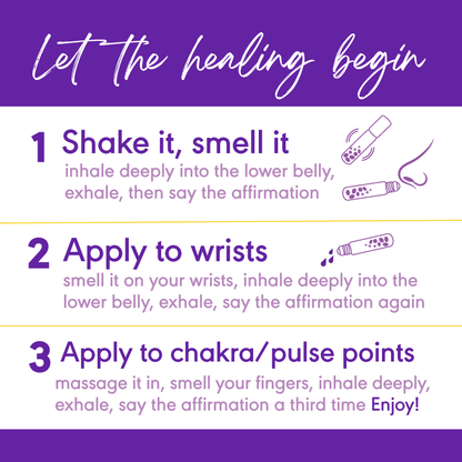 Chakra Balancing Elixirs - Essential Oils - 7 Roller Bottles Set