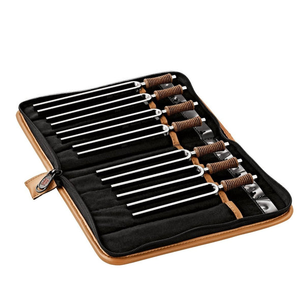 7 Chakra Healing Tuning Fork Set with Travel Case - Sound Healing!