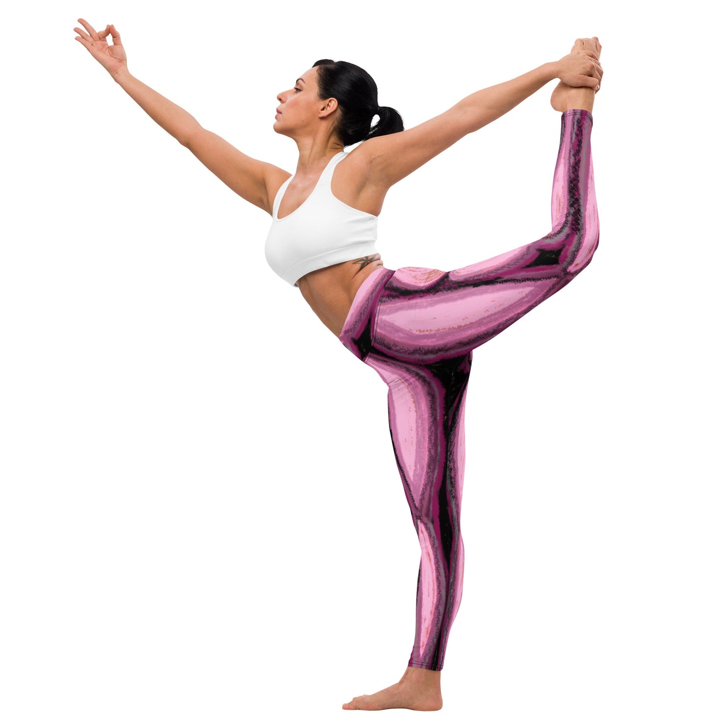 Contour ShapeWear Hot Pink Yoga Leggings
