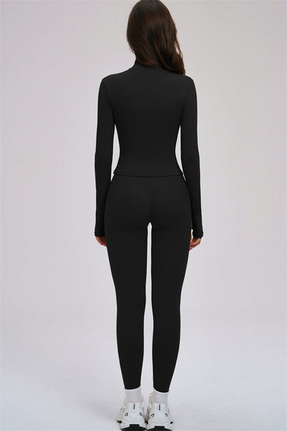 The Kinetic Zip Jacket Sports Bra Leggings 3-Piece Set