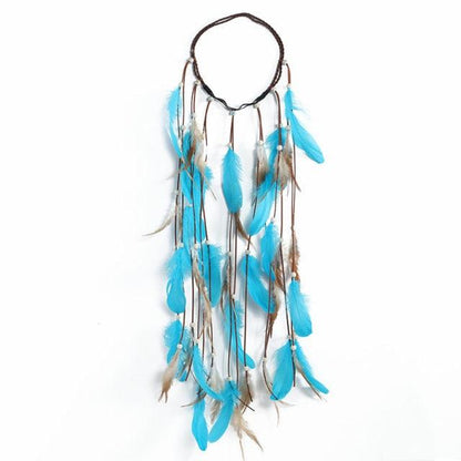 Boho Feather Crown Headband – Festival & Party Hair Accessory