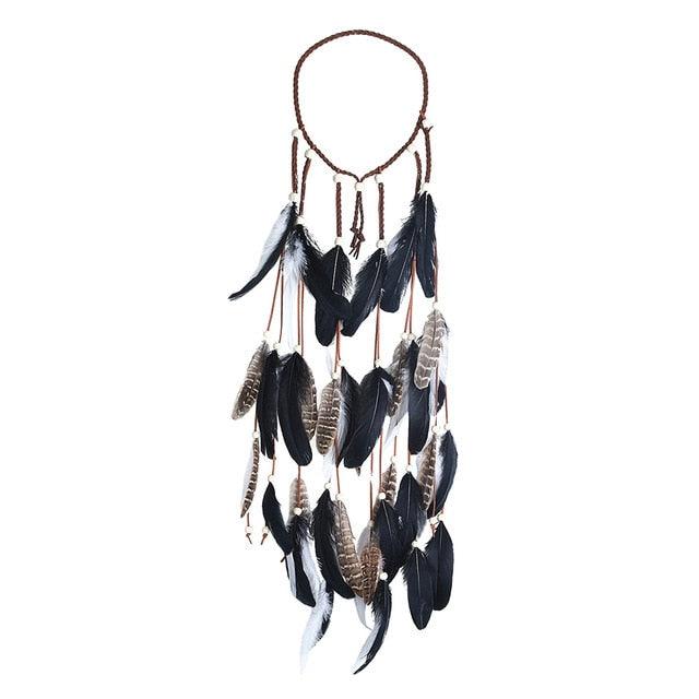 Boho Feather Crown Headband – Festival & Party Hair Accessory