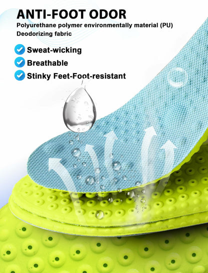 4D Cloud Arch Support Insoles – Soft Shock Absorption - Let's Be Comfortable