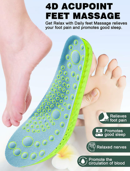 4D Cloud Arch Support Insoles – Soft Shock Absorption - Let's Be Comfortable